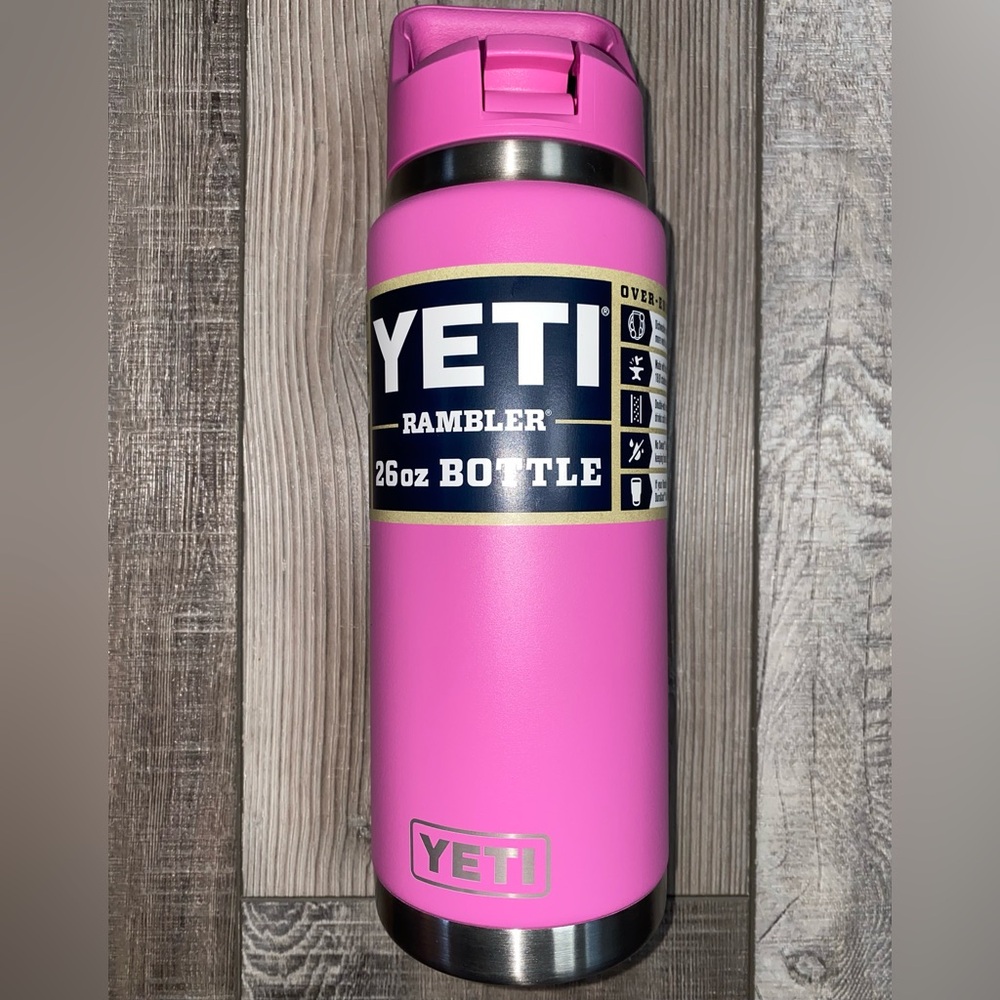 NEW YETI Rambler 26oz Stainless Steel Vacuum Insulated Bottle Wildflower Fuchsia